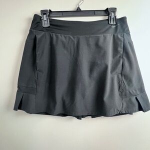 Nike DriFit Skort Black Pockets Zipper Women’s Small